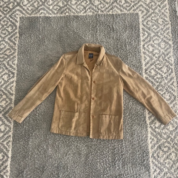 Calf Suede Gap Jacket - Picture 2 of 5